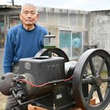 響けエンジン！自慢の発動機70台集結　愛好家らが23日、大田原で運転会