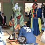正月の恒例行事が中止に　室町時代から続く「発光路の強飯式」県内強飯式で…