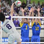 春高バレー、足大付８強入りならず　川崎橘に０－２