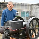 響けエンジン！自慢の発動機70台集結　愛好家らが23日、大田原で運転会