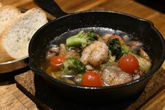 【ミヤコレ】熱々うまうまの自信作　らんたんアヒージョ（キャンプ飯らんたん）