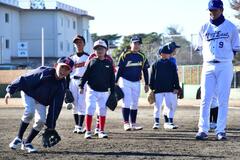 ＮＴＴ東野球部/近隣児童に指導/社会貢献へ活動