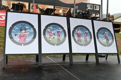 「黒執事」ら熱戦マンホールに