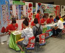 イチゴ就農 高い関心　都内で新・農業人フェア