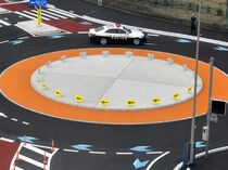 宇都宮に環状交差点