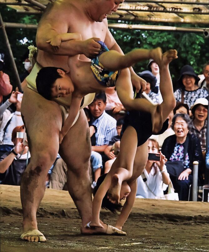入選「子供相撲」角田久（宇都宮）