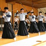 足利大付Ａ、４年ぶり頂点　栃木県高校総体・弓道男子　「練習通りに」実力…