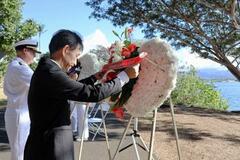 日米合同の真珠湾追悼式典