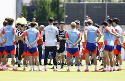 オランダ戦へ調整