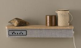 「スピーカー付きウォールシェルフ」 応援購入サービス「Makuake」…