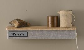 「スピーカー付きウォールシェルフ」 応援購入サービス「Makuake」で3月下旬から先行販売開始