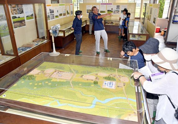 ジオラマなどが展示されている館内
