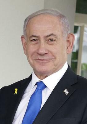 イスラエルのネタニヤフ首相(ゲッティ=共同)