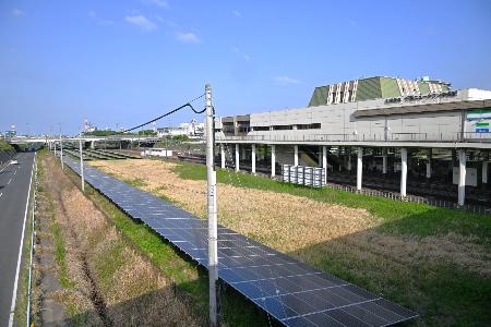 千葉ニュータウン中央駅前に広がる空き地