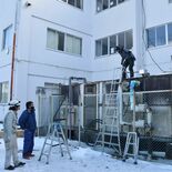 若草中、寒波で水道設備故障　臨時休校でオンライン授業　大田原