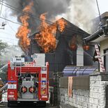 真岡で住宅火災 午前10時25分現在延焼中