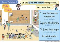 休み時間に図書室に行く？　