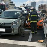 宇都宮・宮の橋交差点付近で多重事故