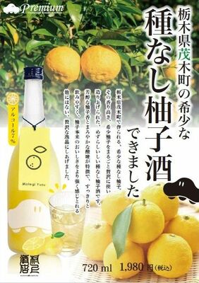 「ＵＭＡ　Ｌａｂ．種なし柚子酒」のフライヤーデザイン