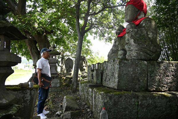伊王野にある北向き地蔵