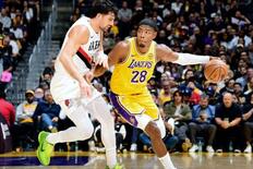 八村塁１６得点、連勝止まる