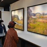 身近な風景を大作に　小山で日展会友・佐藤さん絵画展　19日まで
