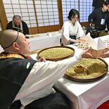 日光山輪王寺で福升作り始まる　節分会に向け300キロの豆用意