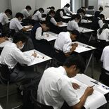“本番”に備え弱点洗い出し　下野模試、中学３年8500人が受験