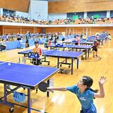 未来のオリンピック選手が熱戦　鹿沼で平野早矢香杯卓球大会　544人参加、トークショーも