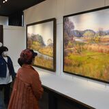 身近な風景を大作に　小山で日展会友・佐藤さん絵画展　19日まで