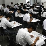 “本番”に備え弱点洗い出し　下野模試、中学３年8500人が受験