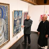 86歳、４年ぶり個展　コロナ禍、高齢にも負けず　洋画家酒井さん　新作加え茂木で７日まで