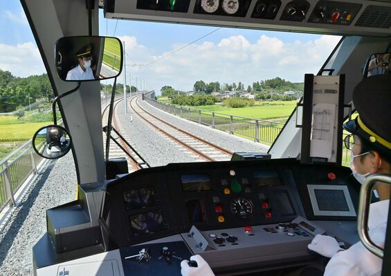 ＬＲＴの車窓から見える景色