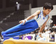 手塚（鹿沼ジュニア）個人総合３位　体操・東日本ジュニア選手権大会
