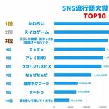 ＳＮＳ流行語大賞2023は「かわちい」　２位「スイカゲーム」に大差　イ…
