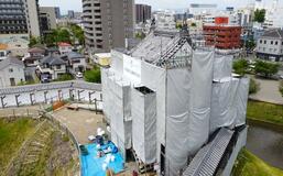 清明台の修繕現場に潜入！！