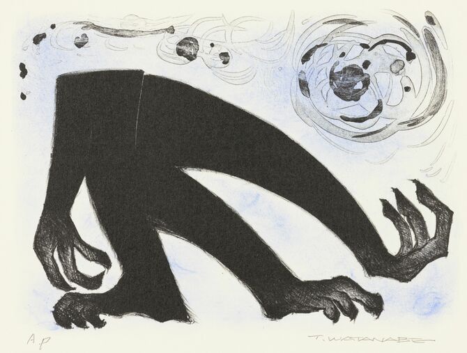 渡辺豊重「あらそうとき」（２０１０年、県立美術館）