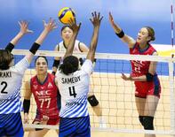ＮＥＣ川崎、初戦で快勝