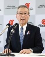 中部電力会長、進退明言せず