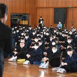 県内始業式　児童生徒、マスク継続