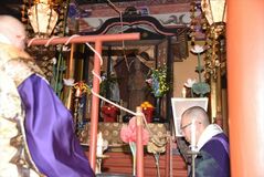 観音像、33年ぶり開帳　芳賀・長命寺