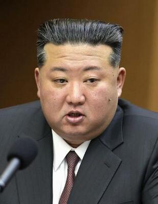 　北朝鮮の金正恩朝鮮労働党総書記（朝鮮中央通信＝共同）