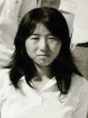 　安福久美子容疑者（高校の卒業アルバムから）