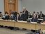 県立病院あり方検討有識者会議の初会合であいさつする福田知事