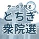 データで見る栃木県内過去の衆院選　候補者の得票数、政党の得票率は？　2009年以降６回分を見える化