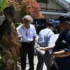 「笠替え」芭蕉もスッキリ　鹿沼で恒例行事