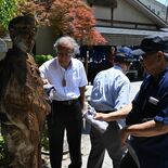 「笠替え」芭蕉もスッキリ　鹿沼で恒例行事
