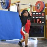 重量挙げ男子67キロ級、桃木（小山南）初優勝　インターハイ県予選