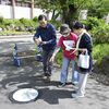「大関和」記念碑周辺でおもてなし　大田原の観光ボランティアがガイド　県内外から１日100人以上の観光客