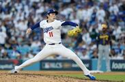 大谷、第１打席は三塁打